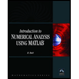 Introduction to Numerical Analysis Using MATLAB