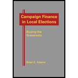 Campaign Finance in Local Elections