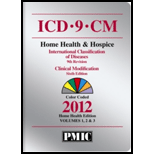 ICD 9 CM 2012 Home Health, Volume 1, 2 and 3   With CD