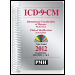 ICD-9-CM 2012 HOSPITAL ED.,V.1,2+3-W/CD -  PMIC, Spiral