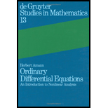 Ordinary Differential Equations