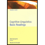 Cognitive Linguistics