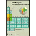 Electrolytes : Clinical and Laboratory Aspects - W. R. Kulpmann, H. K. Stommvoll and P. Lehmann
