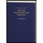 Novum Testamentum Graece With Dictionary