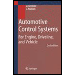 Automotive Control Systems  For Engine, Driveline, and Vehicle