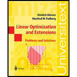 Linear Optimization and Extensions