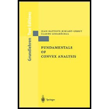 Fundamentals of Convex Analysis