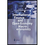 International Finance and Open Economy Macroeconomics