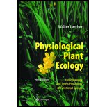 Physiological Plant Ecology  Ecophysiology and Stress Physiology of Functional Groups