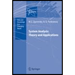 System Analysis  Theory and Applications