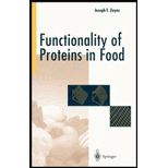 Functionality of Proteins in Foods