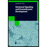 Hormonal Signaling and Postembr. Development