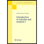 Introduction to Calc. and Analysis 1