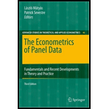 Econometrics of Panel Data Fundam