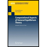 Computational Aspects of General Equilibrium Theory