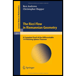 Ricci Flow in Riemannian Geometry - Ben Andrews