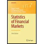 Statistics of Financial Markets