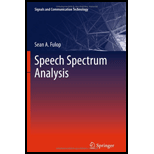 Speech Spectrum Analysis