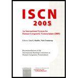 Iscn 2005 05 Edition, Shaffer (9783805580199)   Textbooks