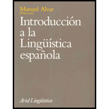 Introduccion a La Linguistica Espanola