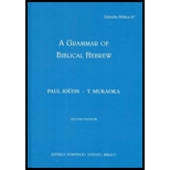 Grammar of Biblical Hebrew