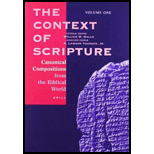 Context of Scripture, Volume 1