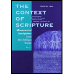 Context of Scripture, Volume 2