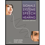 Signals and Systems for Speech and Hearing