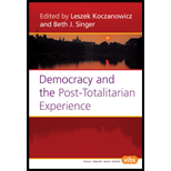 Democracy and the Post Totalitarian Experience