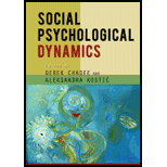 Social Psychological Dynamics