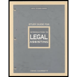 Introduction to Legal Assisting   Study Guide