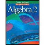 Algebra 2-Practice Workbook Answer Key 01 edition (9780030565021 ...