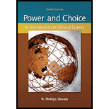 Power and Choice Intro to Political Science