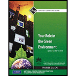 Your Role in the Green Environment TG Update