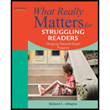 What Really Matters for Struggling Read.