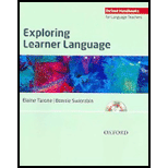 Exploring Learner Language   With DVD