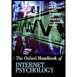 Oxford Handbook of Internet Psychology