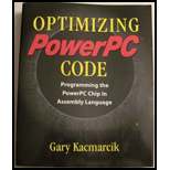 Optimizing PowerPC Code  Programming the PowerPC Chip in Assembly Language