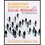 Elementary Statistics for Social Research  The Essentials