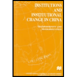 Institutions and Change in China