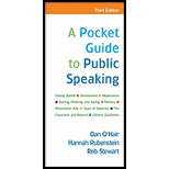 Pocket Guide to Public Speaking