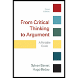 From Critical Thinking to Argument