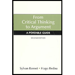 From Critical Thinking to Argument and Writing about Literature with 2009 MLA Update -  Sylvan Barnet, Hugo Bedau and Janet E. Gardner, Paperback