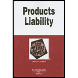 Products Liability in a Nutshell