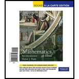 History of Mathematics (Looseleaf)