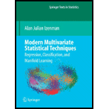 Modern Multivariate Statistical Techniques