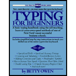 Typing for Beginners: A Basic Typing Handbook Using the Self-Teaching, Learn-at-Your-Own-Speed Methods of One of New York