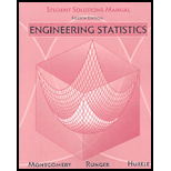 Engineering Statistics  Solution Manual