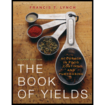 Book of Yields Accuracy in Food Cost