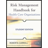 Risk Management Handbook for Health Care Organizations by Roberta Carroll - ISBN 9780470300176